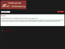 Tablet Screenshot of collaborate.wcsdonline.org